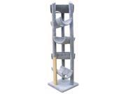 Alleyway 5 Tier Cat Tree w Carpeted Perches Brown