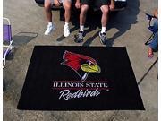 Illinois State Tailgater Mat w Official Redbirds Logo In Team Colors