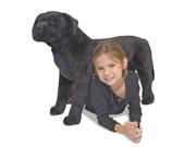 Plush Stuffed Black Labrador Retriever