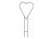 Graphite Finish Heart Hanger 64 inch