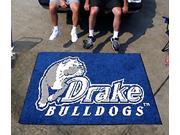 Tailgater Mat in Team Colors w Official Drake Bulldogs Logo