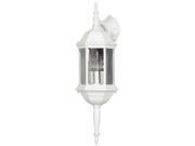 Kenroy Home Custom Fit 3 Light Wall Lantern White Finish 16267WH