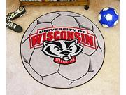 Soccer Ball Floor Mat University of Wisconsin
