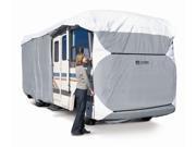 Polypro III Deluxe RV Cover in Grey and White 20 ft. to 24 ft.