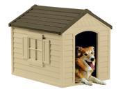 Suncast Medium Sized Dog House w Tan Olive Finish