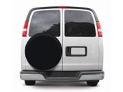 Universal Fit Spare Tire Cover in Black Small