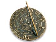 Gothic Sundial with Brass Construction
