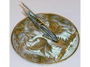 Swan Sundial w Polished Brass
