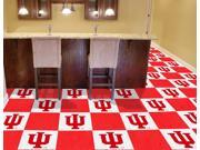Carpet Tiles w Official Indiana University Hoosiers Logo