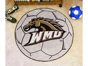 Soccer Ball Floor Mat Western Michigan University