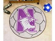 Soccer Ball Floor Mat Northwestern University