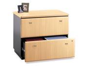 Assembled Lateral Cabinet w Beech Finish Series A