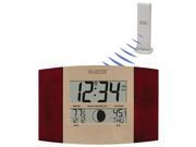 WS 8117U IT C Atomic Digital Wall Clock Aluminium