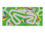 Stain Resistant Carpet for Playrooms with Racetrack Design