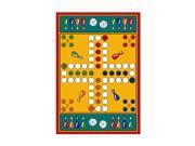 Parcheesi Nylon Rug with Nonstick Backing