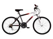 24 Inch Boy s Bicycle in White Black
