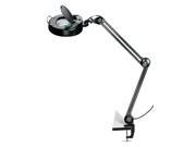 Low Heat Magnifying Lamp with Desktop Mounting Clamp Black