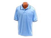 XXL Umpire Shirt in Light Blue Polyester Cotton Blend