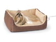 Thermal Pet Cuddle Cushion Bed with Removable Heating Unit