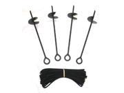 Four Piece Anchor Kit w Rope