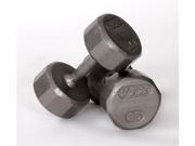 VTX 12 Sided Cast Dumbbell 14 in. Dia x 12 in. H 60 lbs.