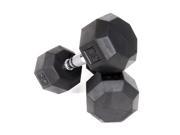 VTX Rubber Encased Octagonal 3 lb. Individual Dumbbell 14 in. Dia x 12 in. H 60 lbs.