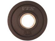 VTX Olympic Rubber Grip Weight Plate 14.5 in. Dia x 2 in. H 35 lbs.