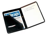 Deluxe Padfolio in Black Faux Leather