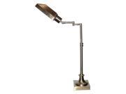 Swing Arm Task Lamp Antique Brass Finish and Swivel Shade