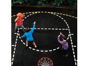 Basketball Court Stencil