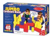 40 Pc Deluxe Jumbo Cardboard Building Block Set