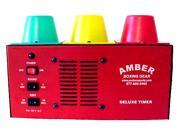 Deluxe Adjustable Boxing Timer w Lights Warning Buzzer
