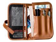 Automobile Organizer in Tan Leather Holds Insurance Registration Lots More Black