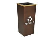 Metro Single Stream Recycling Receptacle Caster Set of 4