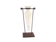 Danya B Amphora On Stand With Finials Clear