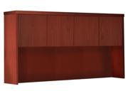 Hutch with Doors in Cherry Finish
