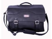 Stanford Leather Briefcase in Black