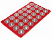 MagClip Drive Socket Caddy Organizer in Red 0.38 in.