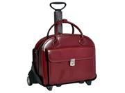 Ladies Telescopic Briefcase in Red