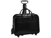 Briefcase with Smart Strap System in Black