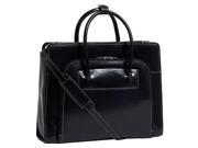 Italian Leather Briefcase Black