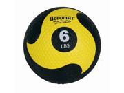 Deluxe 9 in. Medicine Ball in Black and Yellow