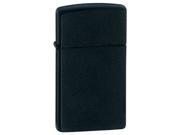 Slim Windproof Lighter in Black Matte