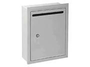 Standard Recessed Mounted Letter Box in Aluminum USPS Access