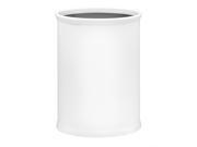 Bartenders Choice Fun Colors Oval Wastebasket in White
