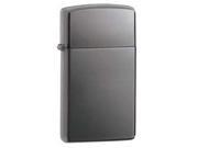 Slim Windproof Lighter in Black Ice Finish