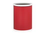 Bartenders Choice Fun Colors Oval Wastebasket in Red