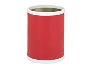 Bartenders Choice Fun Colors 10 in. Round Wastebasket in Red
