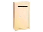 Slim Surface Mounted Letter Box in Sandstone