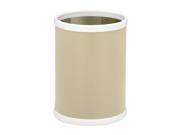Bartenders Choice Fun Colors 10 in. Round Wastebasket in Ivory